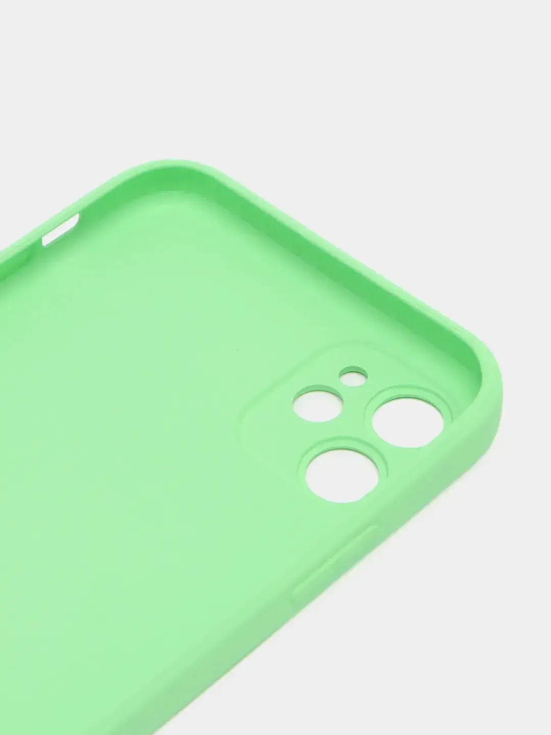 Лайм чехол для iPhone (Айфон) 11 со стеклянной панелью
