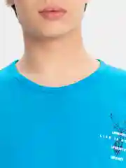 Светло-синий футболка мужская
