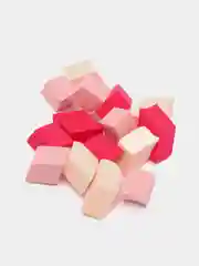 Красный набор спонжей для макияжа, в баночке