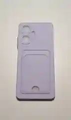 Аметистовый чехол для REALME C55 , с защитой камеры и карманом для пластиковой карты