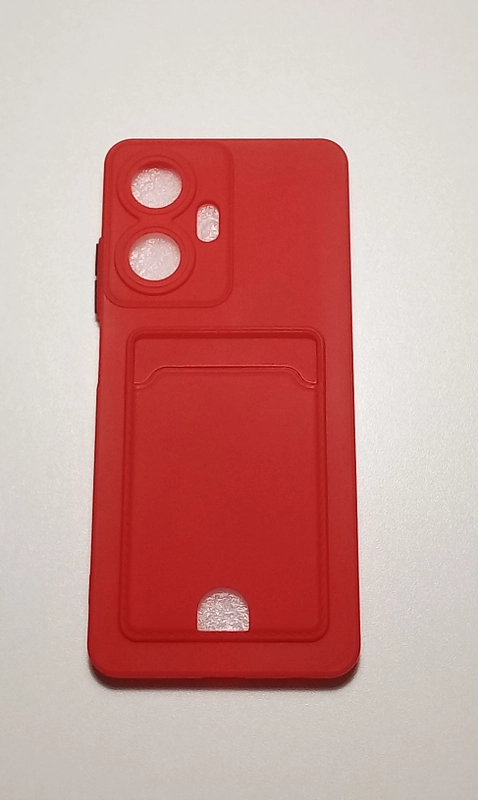 Чехол REALME C55 с защитой камеры и карманом для пластиковой карты