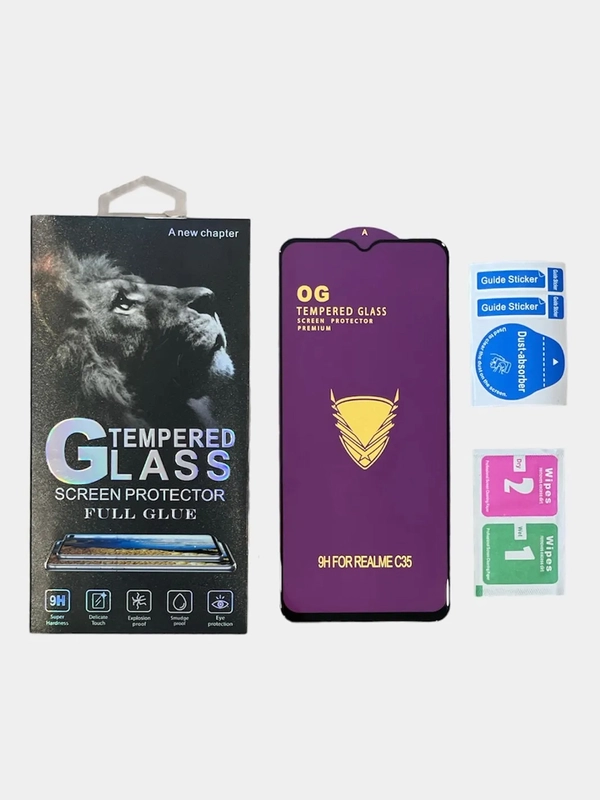 Защитное стекло Premium для Realmi C35, C33, C31, C30