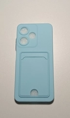 Чехол INFINIX HOT 30 с защитой камеры и карман для пластиковой карты