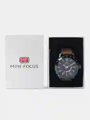 Синий мужские наручные часы Mini Focus MF0150G с календарём, в подарочной упаковке