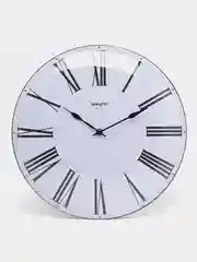 Часы настенные Apeyron, белые, большие, диаметр 35,5 см