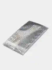 Серебряный упаковочные Zip-lock пакеты, с защелкой и подвесом