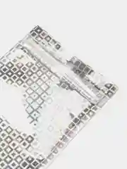 Серебряный упаковочные Zip-lock пакеты, с защелкой и подвесом