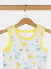 Лимонный комплект нижнего белья для мальчика: майка, трусы-боксеры