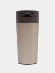 Термокружка Sakura TM-01-380Z с кнопкой, шампань/champagne, 0,38 л