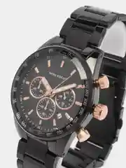 Черный мужские наручные часы Mini Focus MF0187G с хронографом, в подарочной упаковке