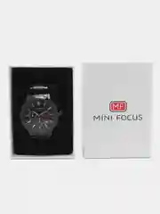 Черный мужские наручные часы Mini Focus MF0188G с хронографом, в подарочной упаковке