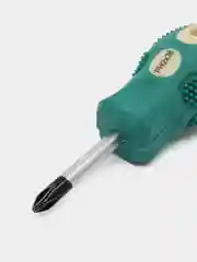 Бирюзовый отвертки SL5, PH2, PH0, SL3, PH1, SL5, двухкомпонентная рукоятка Anti-Slip
