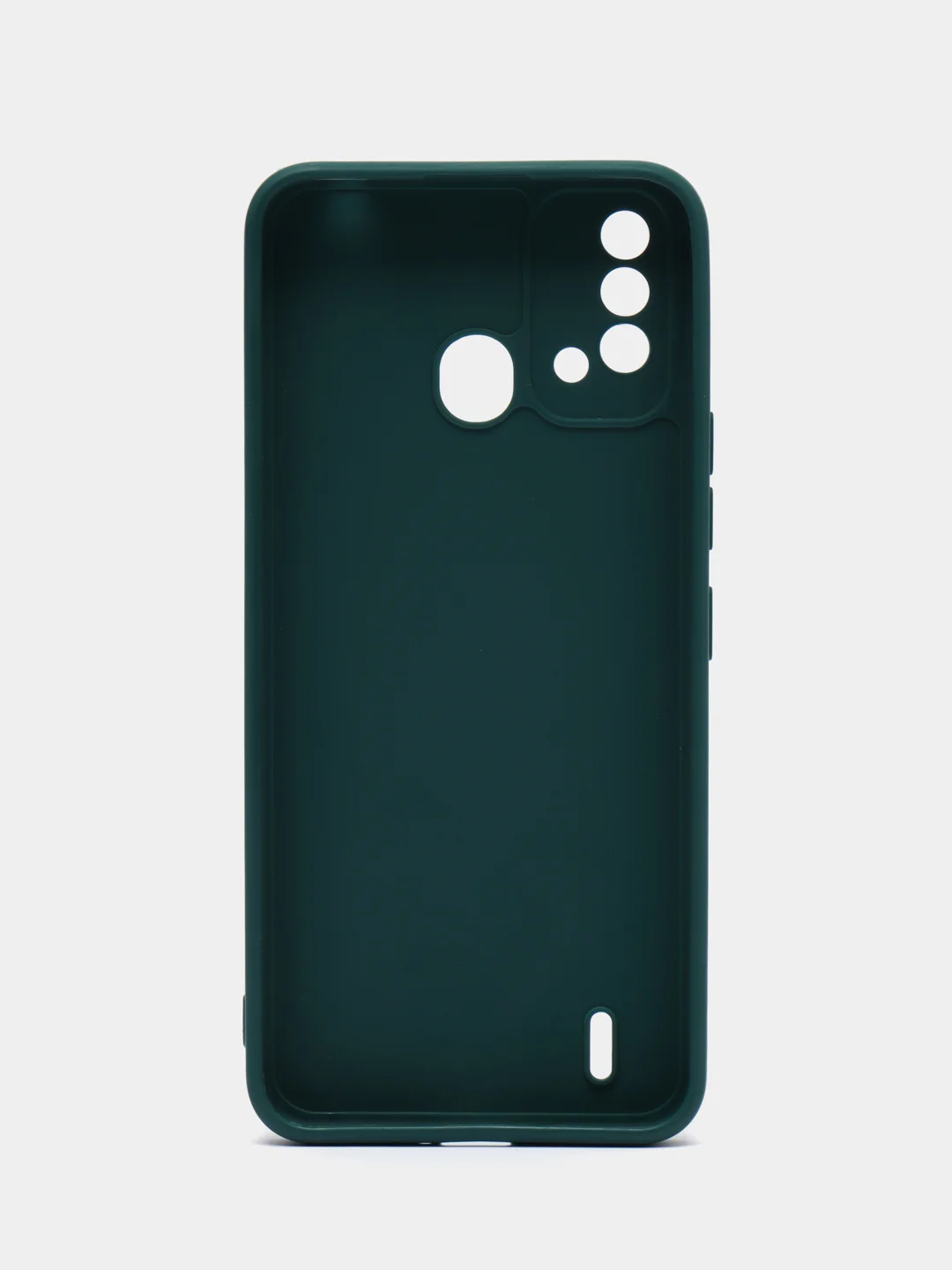 Зеленый силиконовый чехол для Itel Vision 2S (Ител Вижен 2С), силиконовый