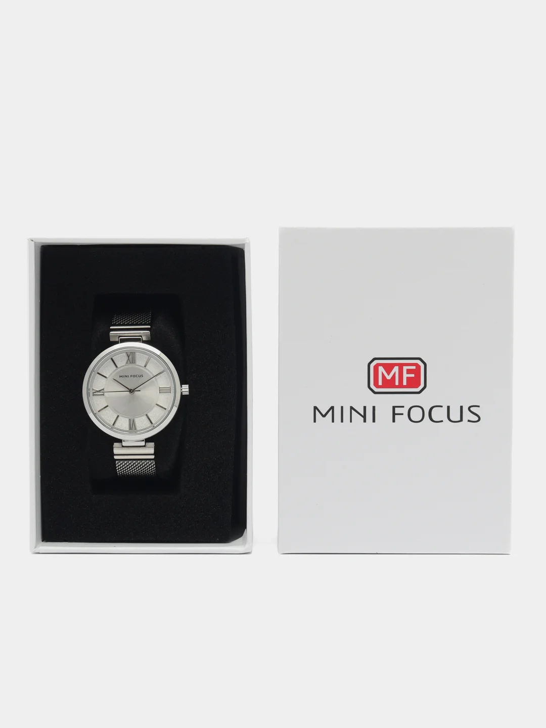Серебряный женские наручные часы Mini Focus MF0272L, в подарочной упаковке