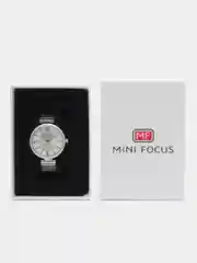 Серебряный женские наручные часы Mini Focus MF0272L, в подарочной упаковке
