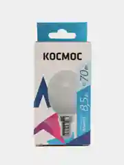 Лампа светодиодная, 8.5 Вт, Е14 Космос, лампочка