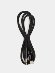 Аудиокабель aux на Type-c, Кабель-переходник Hoco UPA19, AUX 3.5mm - Type-C, 1 м