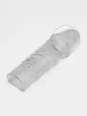 Белый силиконовая насадка на пенис