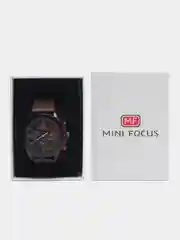 Коричневый мужские наручные часы Mini Focus MF0007G с хронографом, в подарочной упаковке