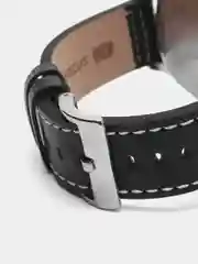 Серебряный мужские наручные часы Mini Focus MF0013G с календарём, в подарочной упаковке