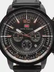 Угольный мужские наручные часы Mini Focus MF0095G, с хронографом, в подарочной упаковке