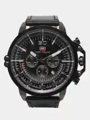 Черный мужские наручные часы Mini Focus MF0095G, с хронографом, в подарочной упаковке