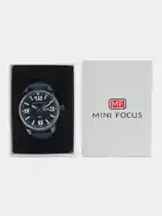 Синий наручные часы Mini Focus MF0032G, мужские, с календарём, в подарочной упаковке