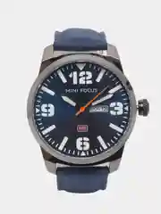 Синий наручные часы Mini Focus MF0032G, мужские, с календарём, в подарочной упаковке