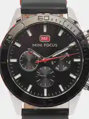 Угольный мужские наручные часы Mini Focus MF0007G с хронографом, в подарочной упаковке