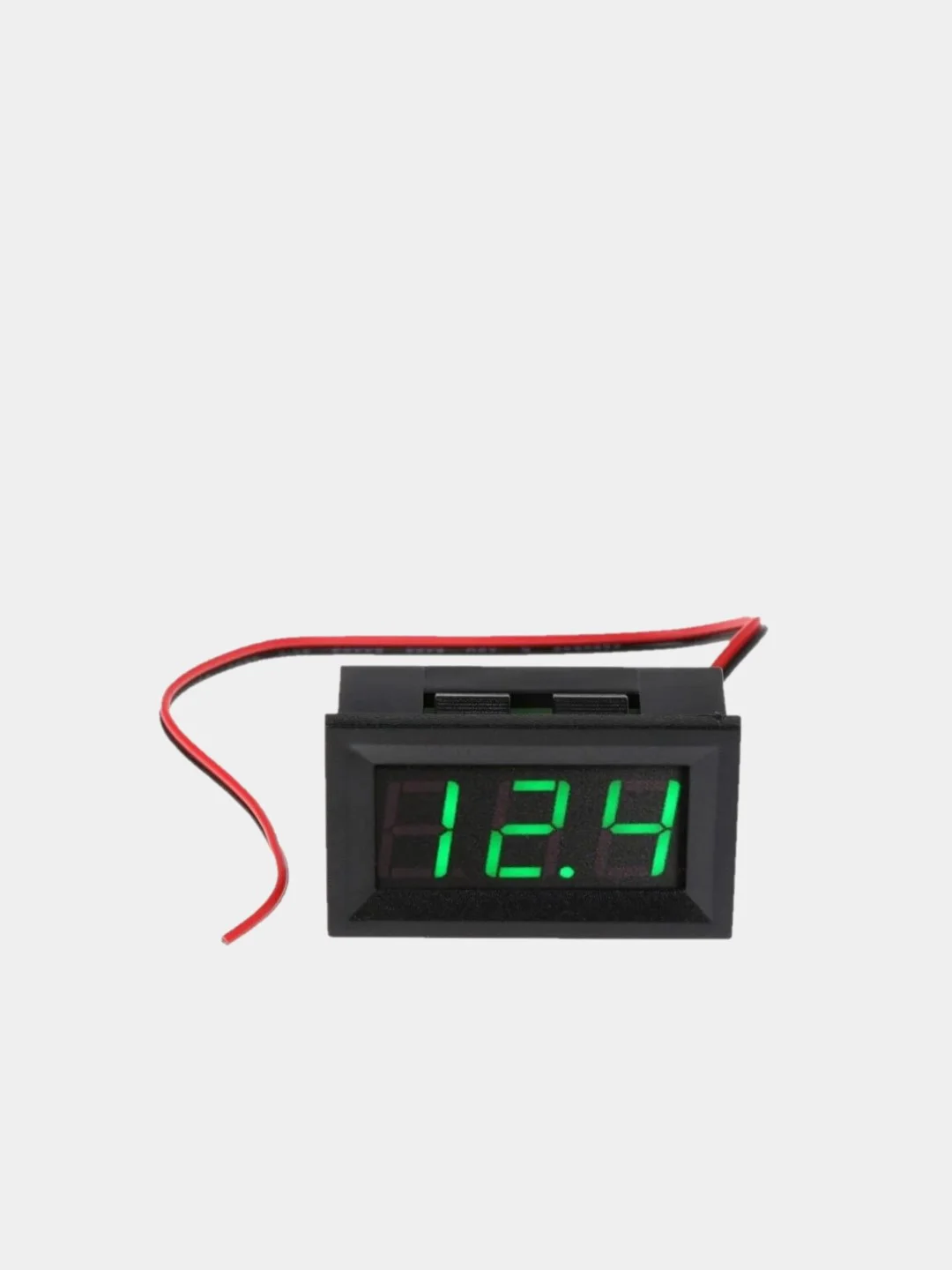 Зеленый вольтметр цифровой  4.5-30V