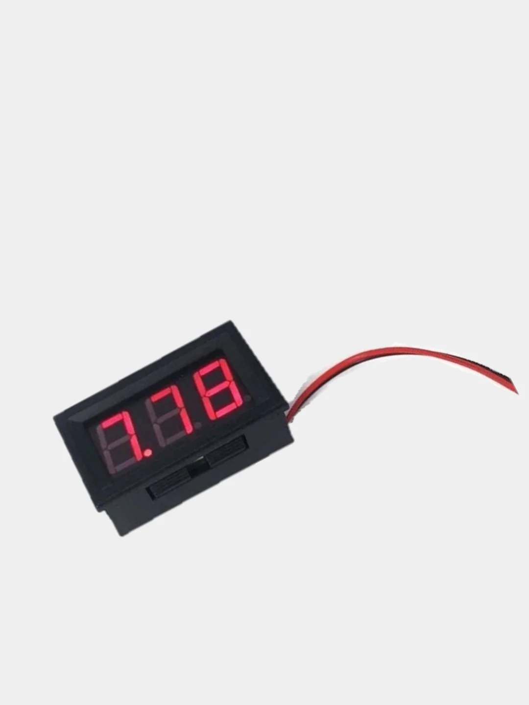 Красный вольтметр цифровой  4.5-30V
