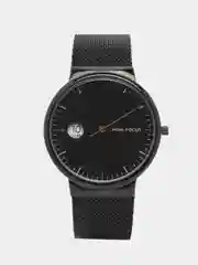 Черный мужские наручные часы Mini Focus MF0182G c календарём, в подарочной упаковке