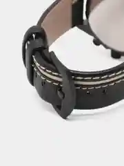 Черный мужские наручные часы Lige 9869 с хронографом, в подарочной упаковке