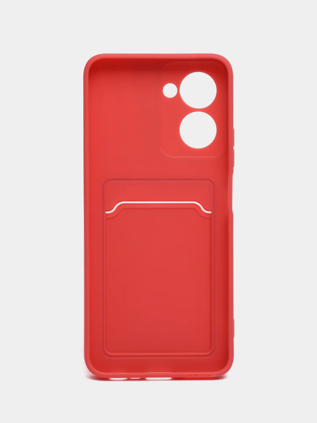 Коралловый силиконовый чехол для Realme C33 (Реалми С33), прозрачный