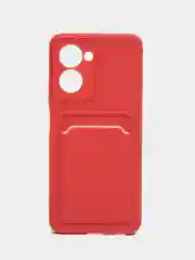 Коралловый силиконовый чехол для Realme C33 (Реалми С33), прозрачный