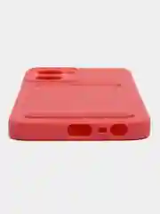 Коралловый силиконовый чехол для Realme C33 (Реалми С33), прозрачный