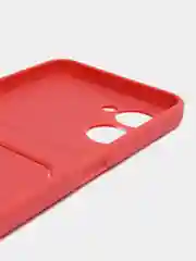 Коралловый силиконовый чехол для Realme C33 (Реалми С33), прозрачный