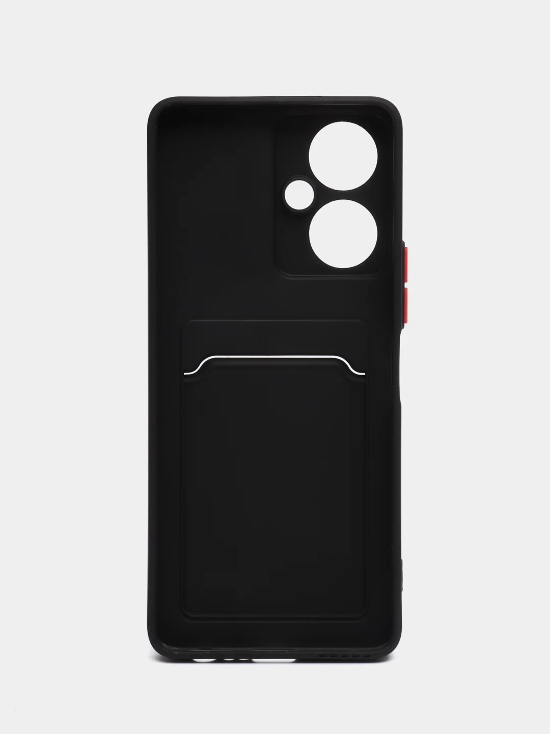 Черный чехол Tecno Camon 19 / 19 Pro (Техно Камон 19 / 19 Про), с карманом для карт