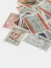 Мятный винтажные стикеры, 80 штук, 40 х 2