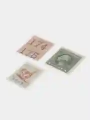 Мятный винтажные стикеры, 80 штук, 40 х 2