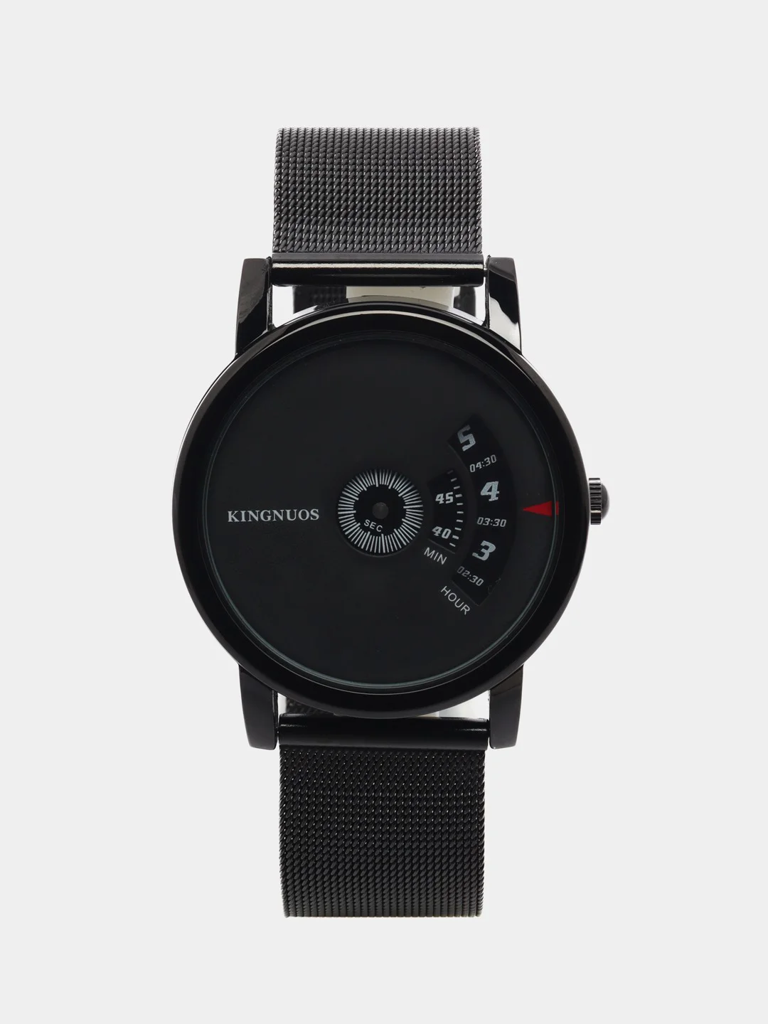 Черный мужские наручные часы KINGNUOS K-1260, в подарочной упаковке