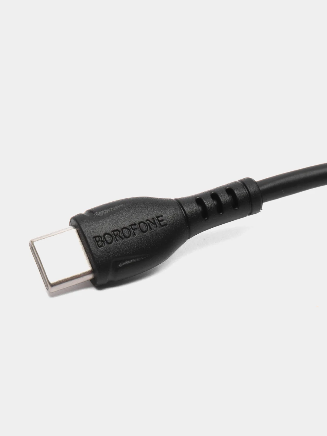 Черный кабель Lightning для зарядки iPhone