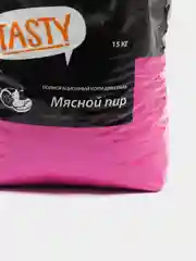 Сухой корм для собак Тасти Эдалт "Мясной пир", 15 кг