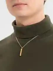 Золотой цепочка мужская / женская из нержавеющей стали "I love you"