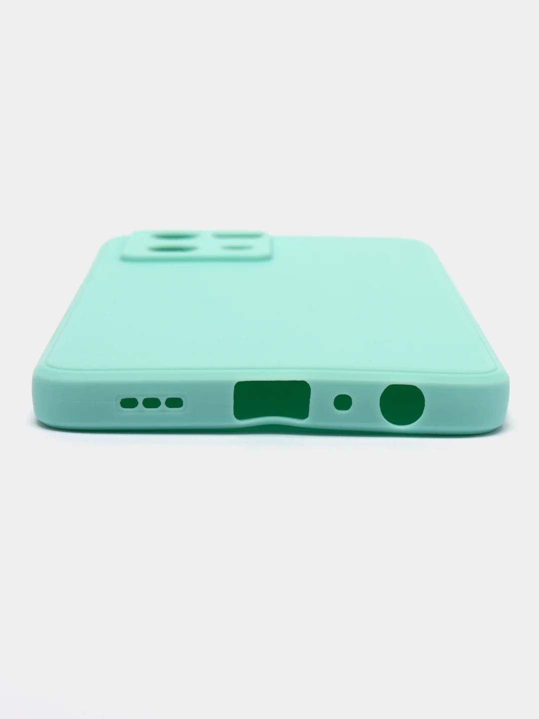 Бирюзовый чехол для OPPO Reno 7 4G / Reno 8 4G / Оппо Рено, силиконовый