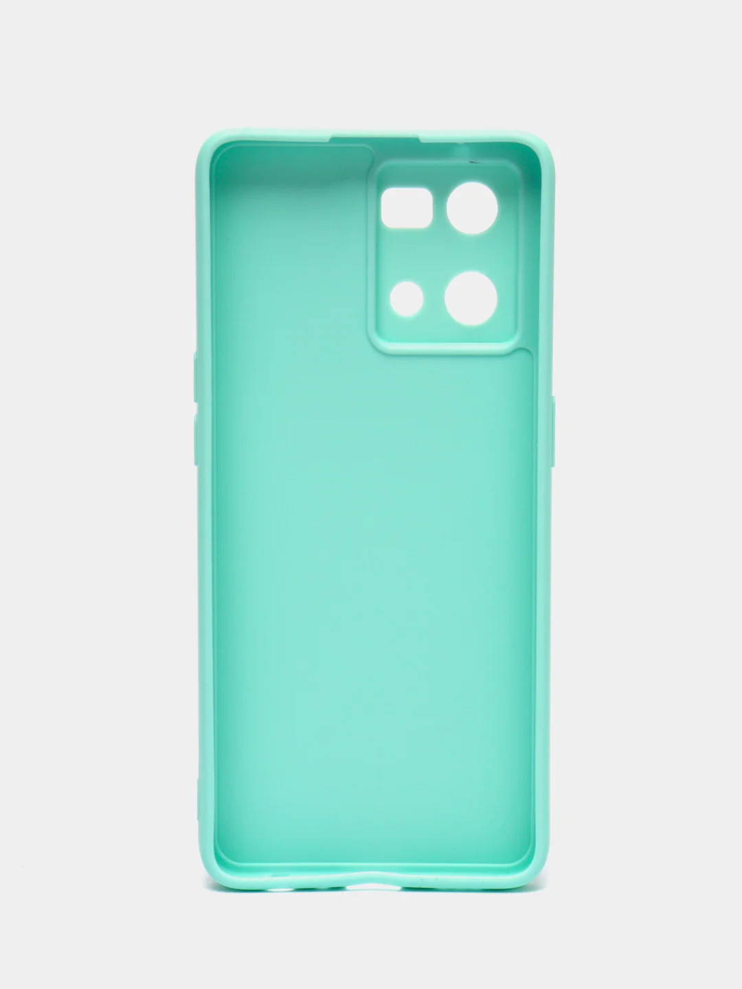 Бирюзовый чехол для OPPO Reno 7 4G / Reno 8 4G / Оппо Рено, силиконовый