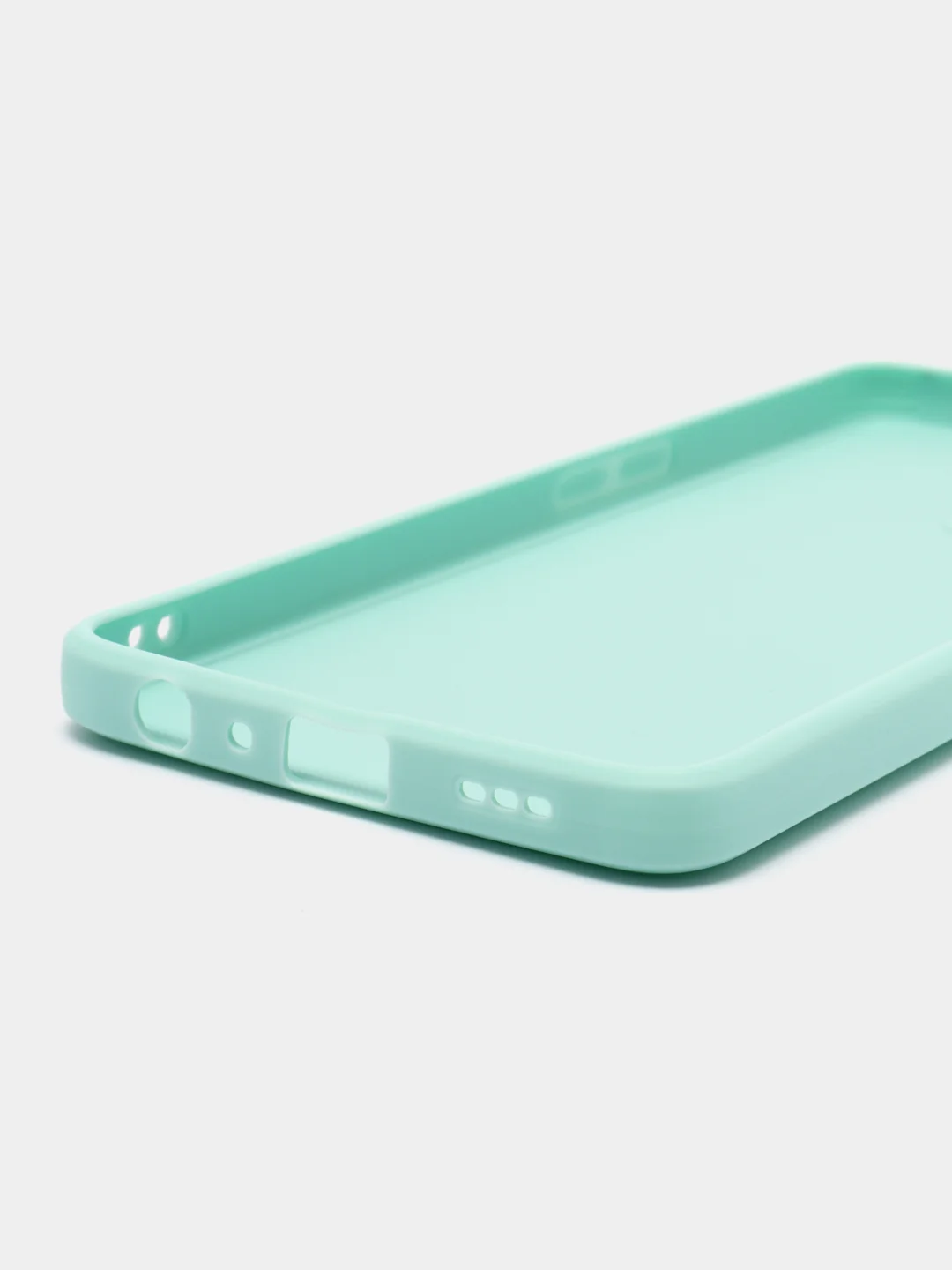 Бирюзовый чехол для OPPO Reno 7 4G / Reno 8 4G / Оппо Рено, силиконовый