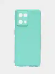 Бирюзовый чехол для OPPO Reno 7 4G / Reno 8 4G / Оппо Рено, силиконовый