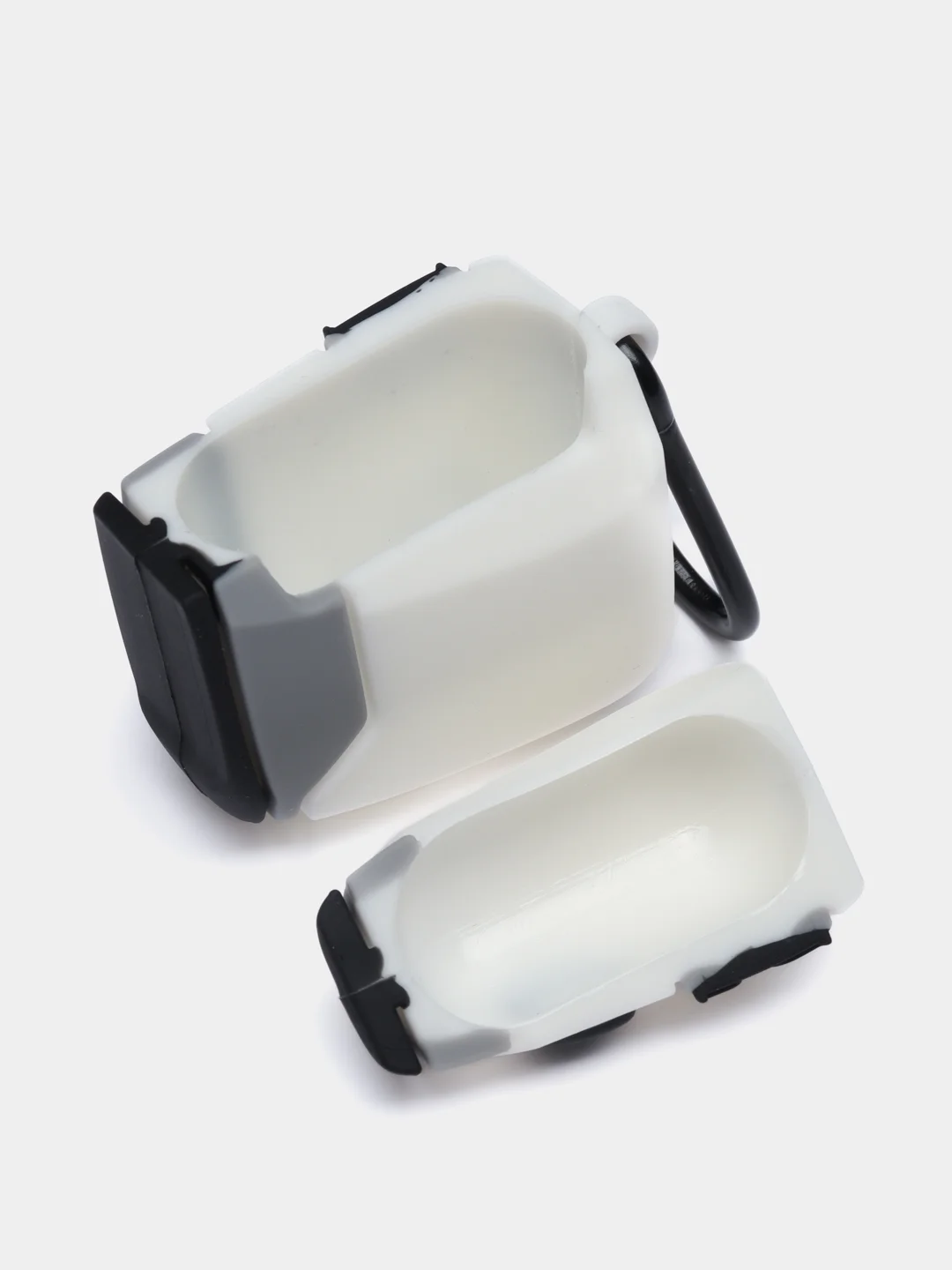 Бежевый чехол для беспроводных наушников Apple AirPods 1 / 2 / 3 / Pro Аирподс, силиконовый