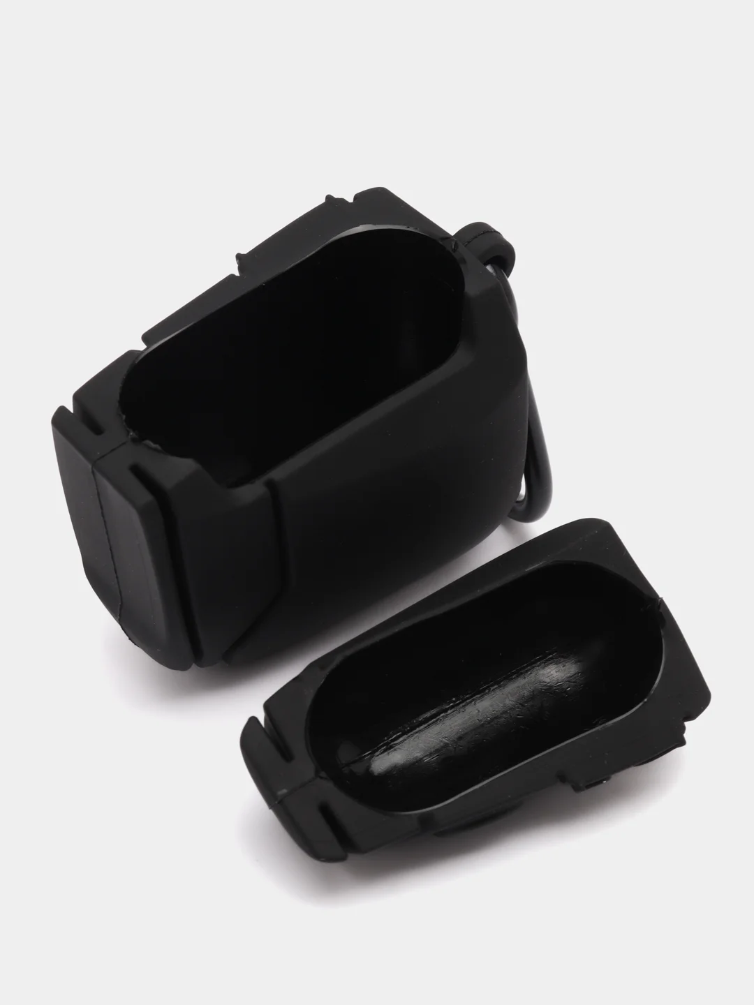 Красный чехол для беспроводных наушников Apple AirPods 1 / 2 / 3 / Pro Аирподс, силиконовый